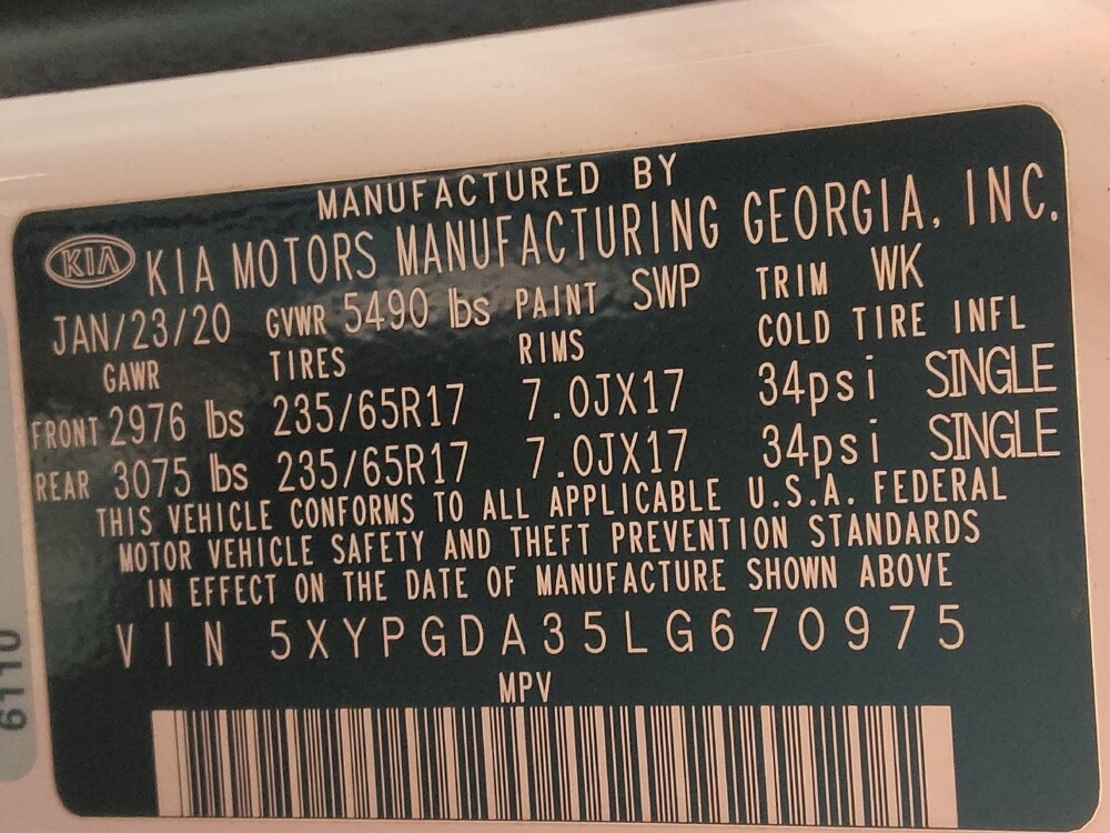 2020 Kia Sorento in Greenville, NC 27834 - 18093741 33