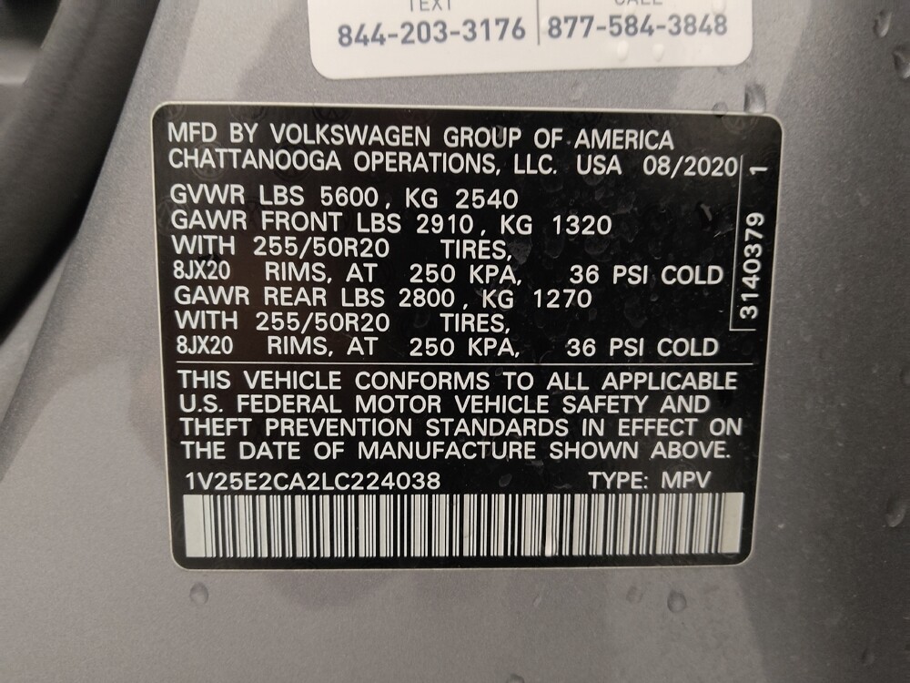 2020 Volkswagen Atlas in Wichita, KS 67207 - 18093763 33