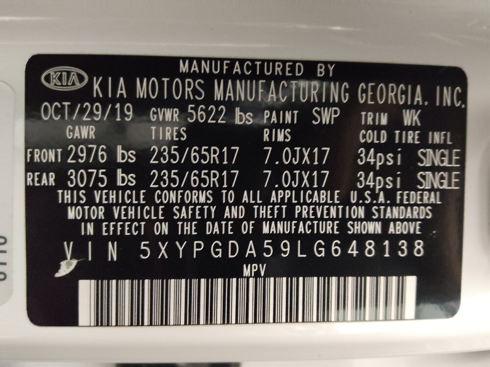 2020 Kia Sorento in Savannah, GA 31419 - 18093774 33