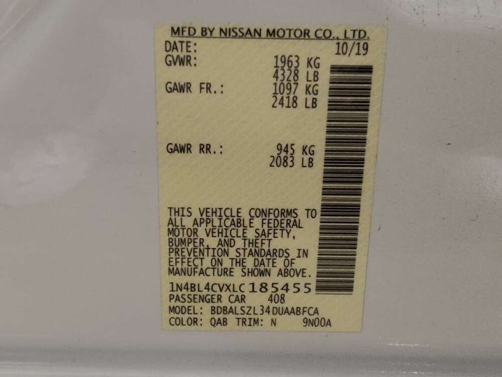 2020 Nissan Altima in Arlington, TX 76011 - 18093775 33