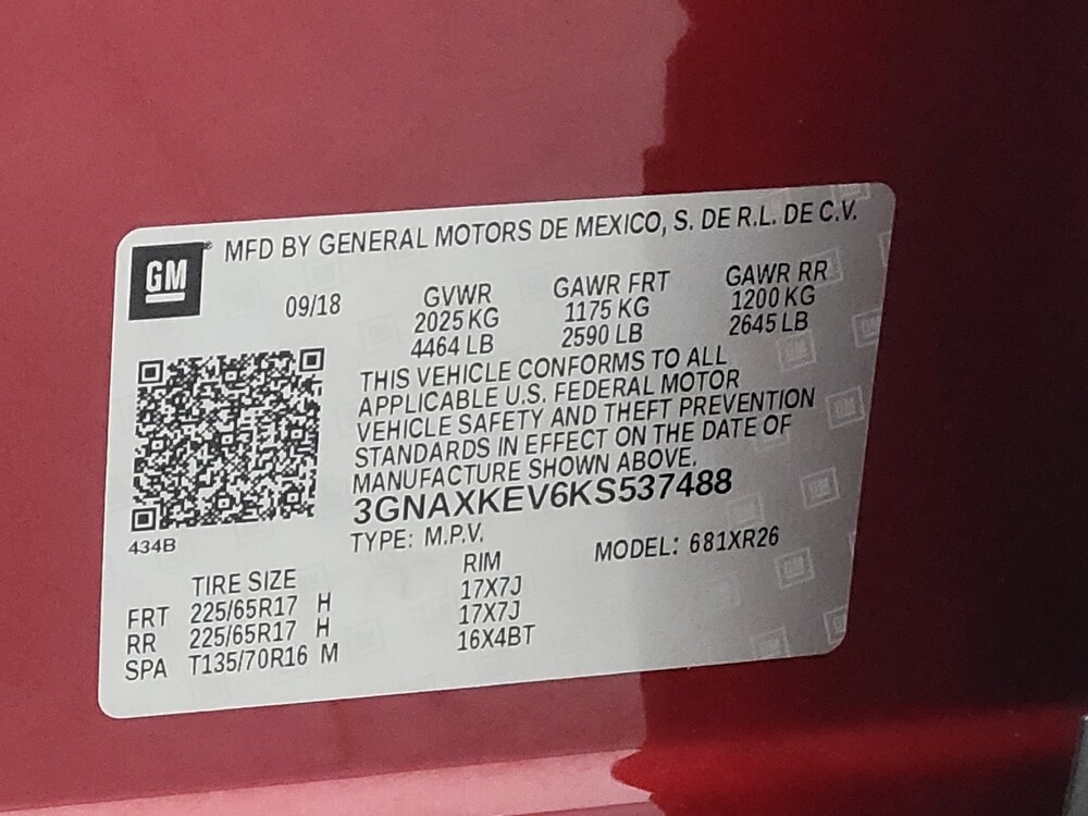 2019 Chevrolet Equinox in Memphis, TN 38128 - 18093841 33