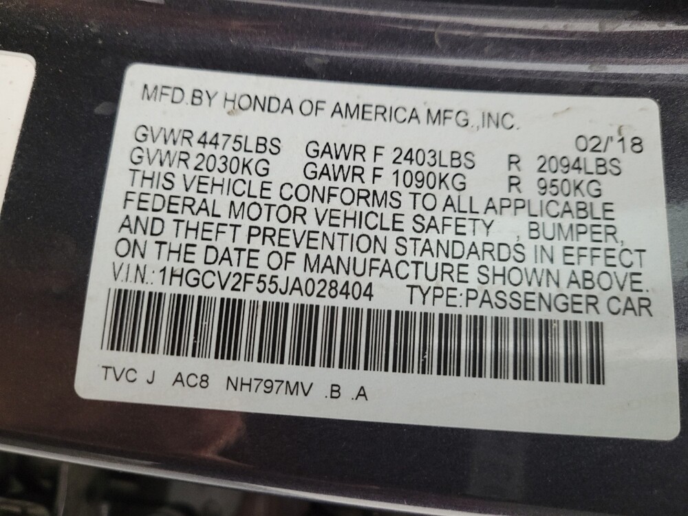 2018 Honda Accord in Albuquerque, NM 87123 - 18093849 33