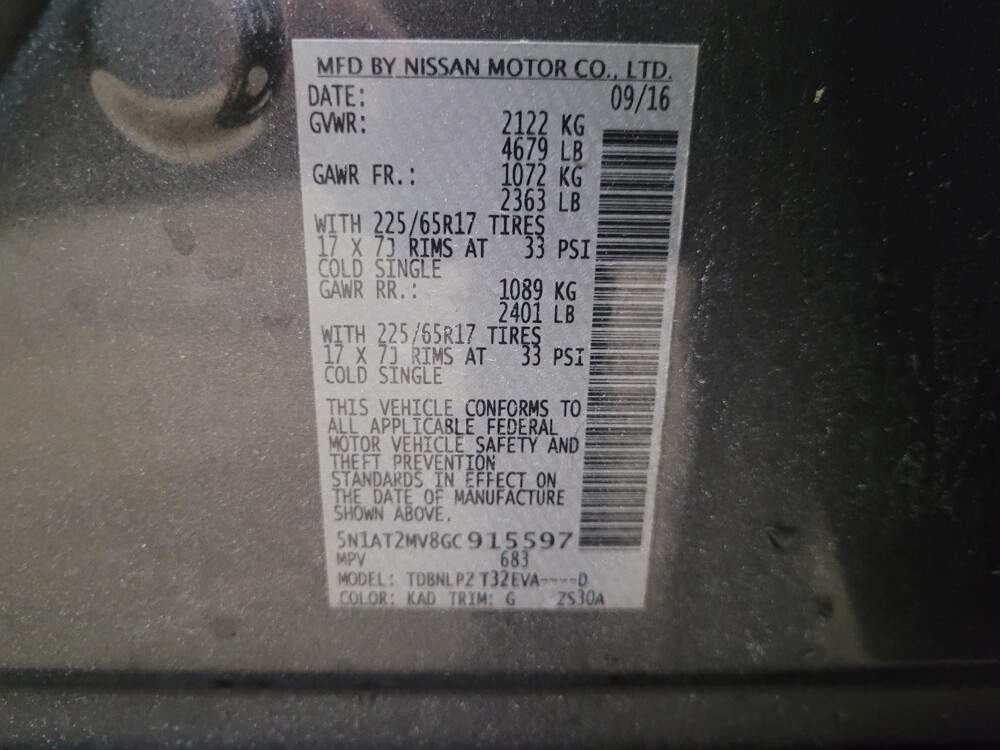 2016 Nissan Rogue in Williamstown, NJ 8094 - 18093861 33