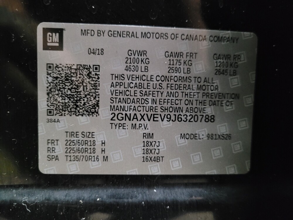 2018 Chevrolet Equinox in Woodbridge, VA 22191 - 18093863 33