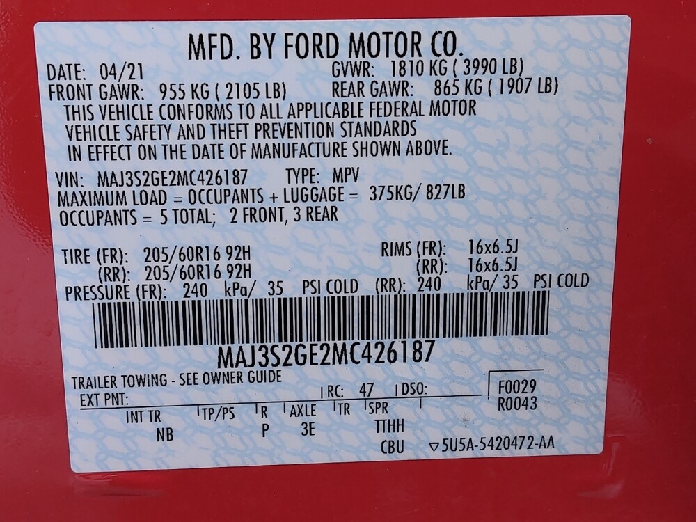 2021 Ford EcoSport in Fairfield, OH 45014 - 18093906 33