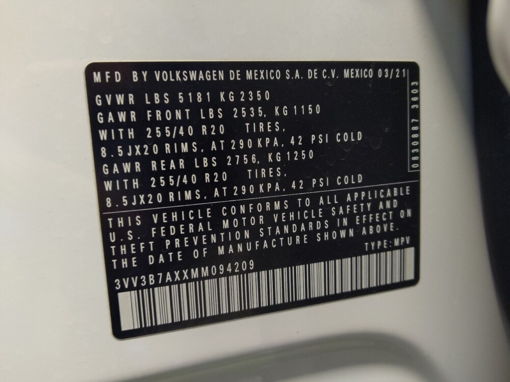 2021 Volkswagen Tiguan in Albuquerque, NM 87123 - 18093969 33