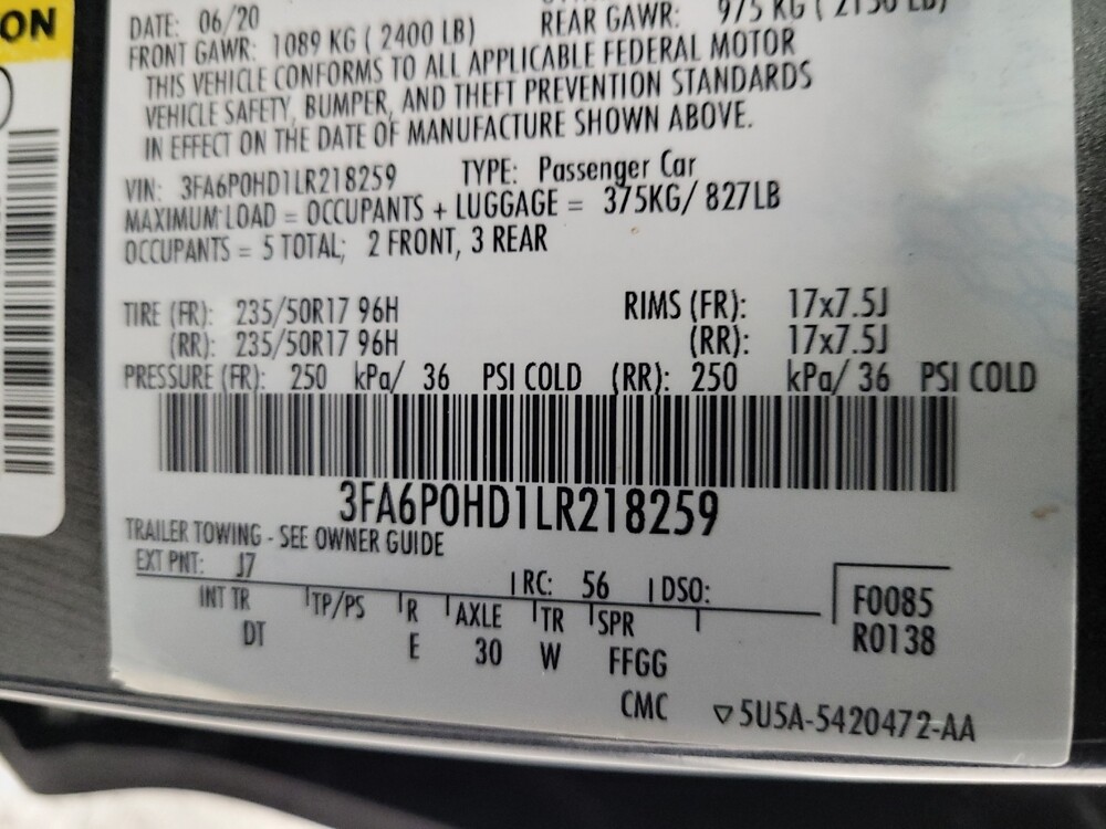 2020 Ford Fusion in Las Vegas, NV 89102 - 18093981 33