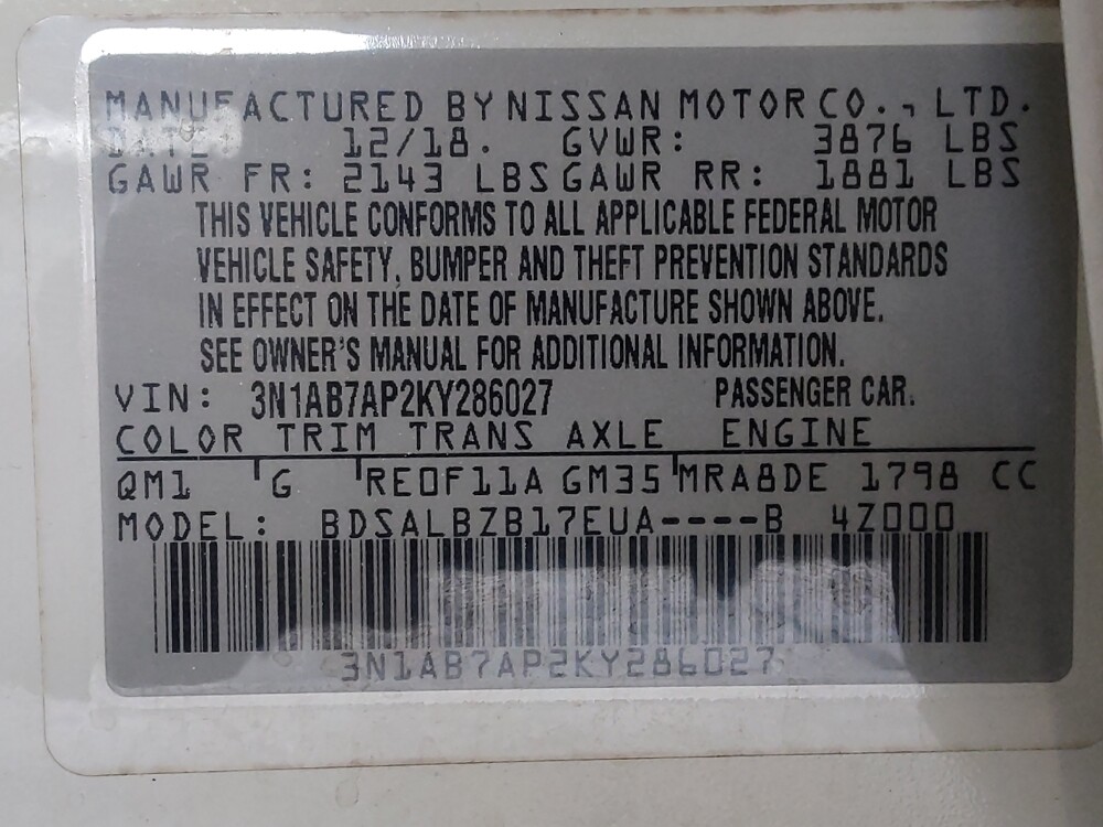 2019 Nissan Sentra in Kissimmee, FL 34744 - 18093987 33