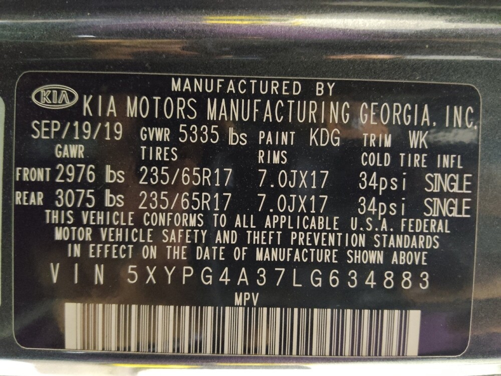 2020 Kia Sorento in Wilmington, NC 28405 - 18093997 33