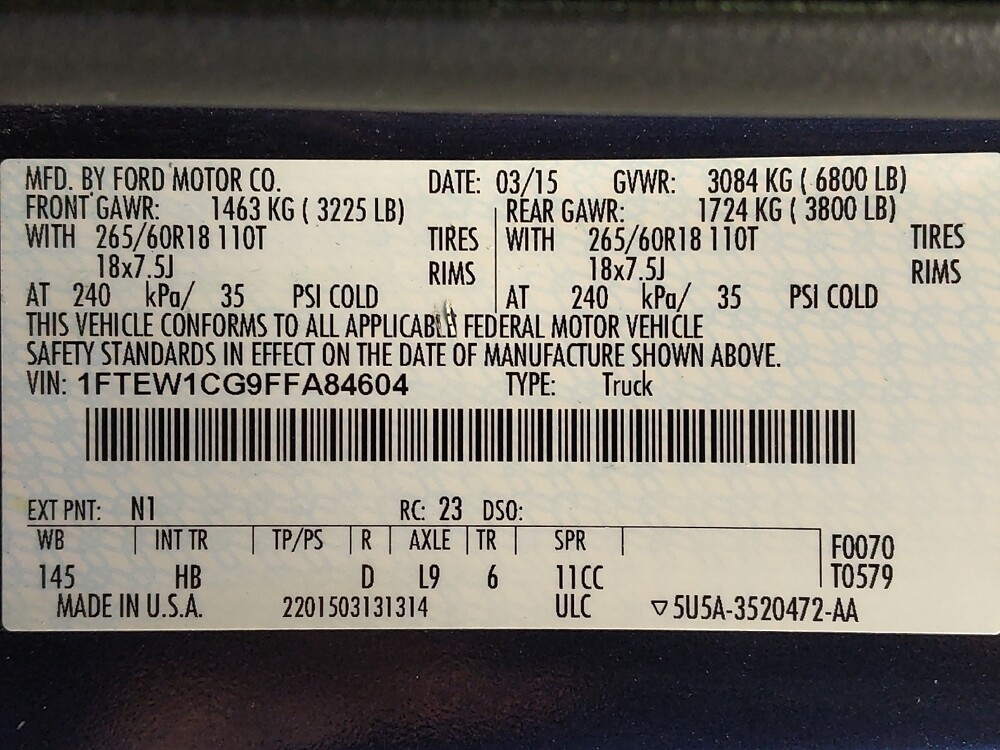 2015 Ford F150 in Corpus Christi, TX 78412 - 18094037 33