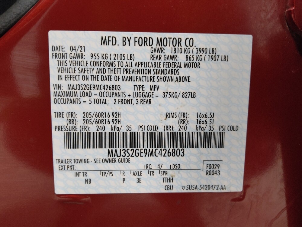 2021 Ford EcoSport in Columbus, OH 43231 - 18094043 33