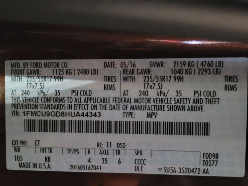 2017 Ford Escape in Newport News, VA 23601 - 18094052 33