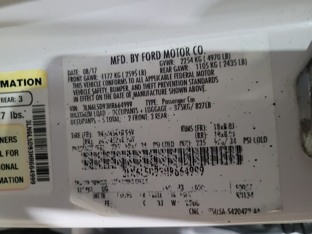 2017 Lincoln MKZ in Richmond, VA 23235 - 18094058 33