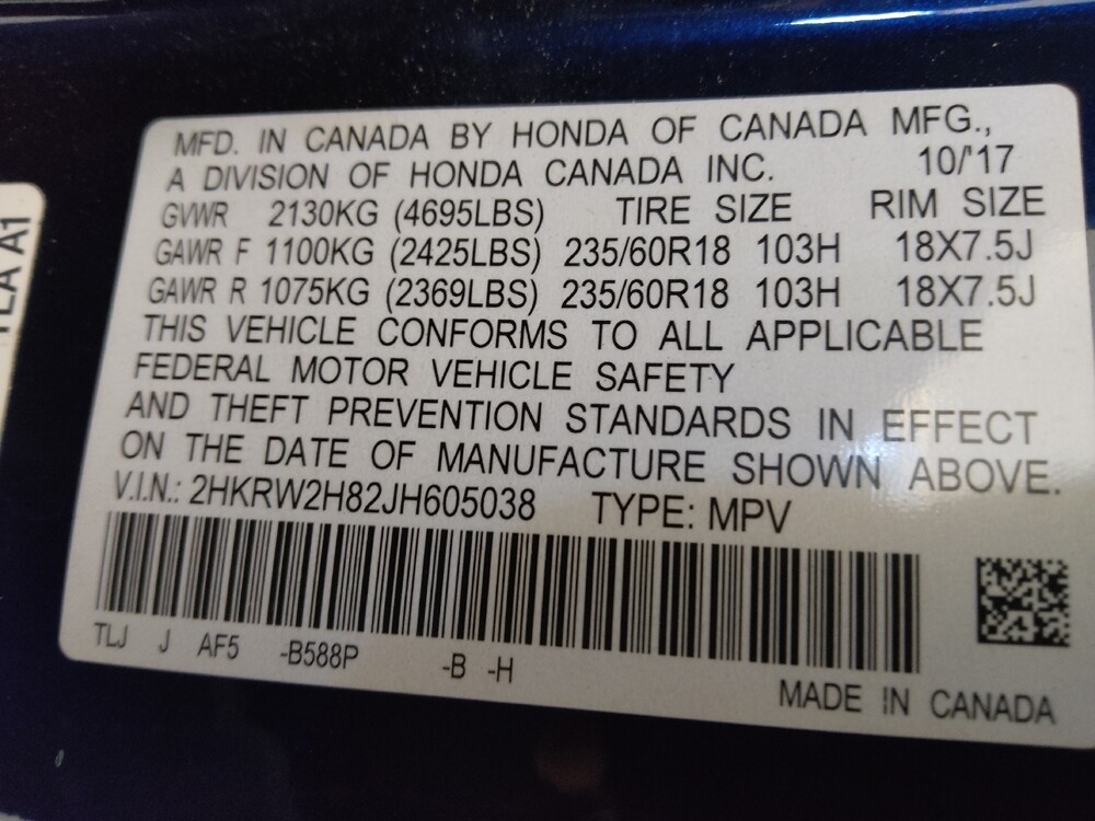 2018 Honda CR-V in Morrow, GA 30260 - 18094100 33