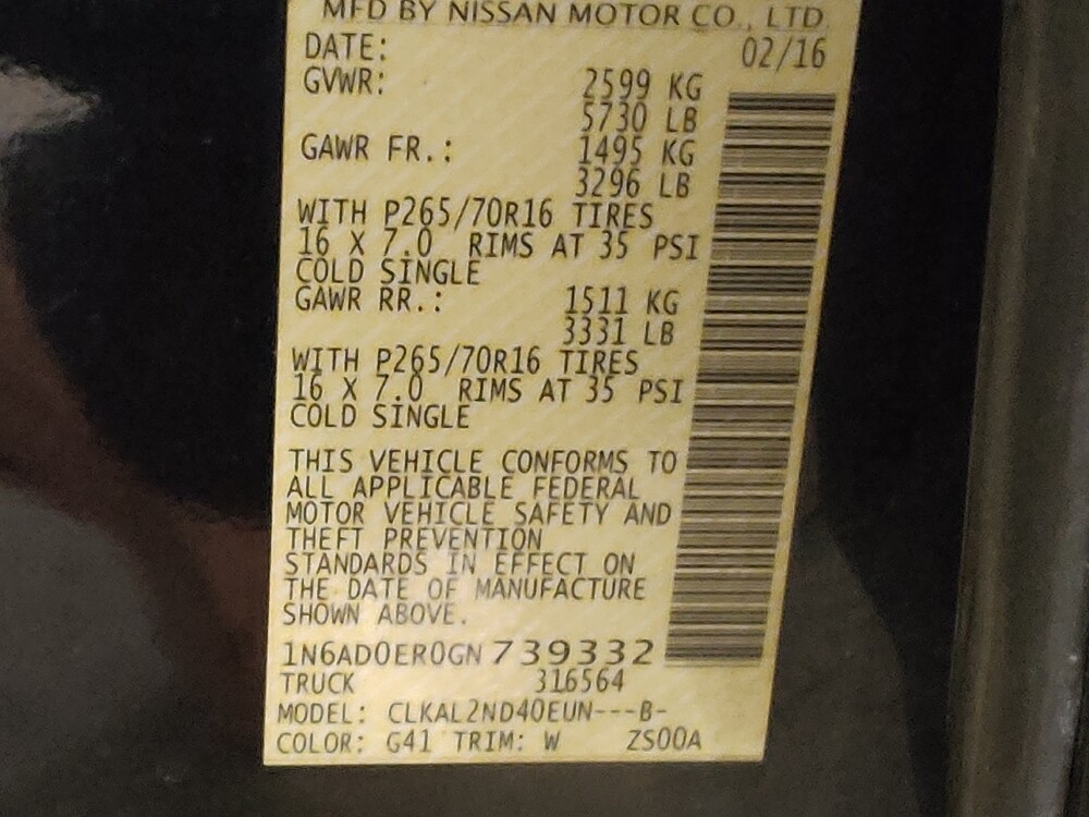 2016 Nissan Frontier in Arlington, TX 76011 - 18094108 33
