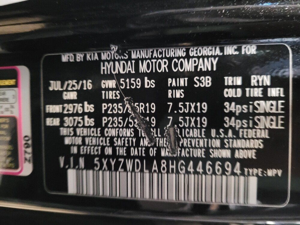 2017 Hyundai Santa Fe in Orlando, FL 32808 - 18094116 33