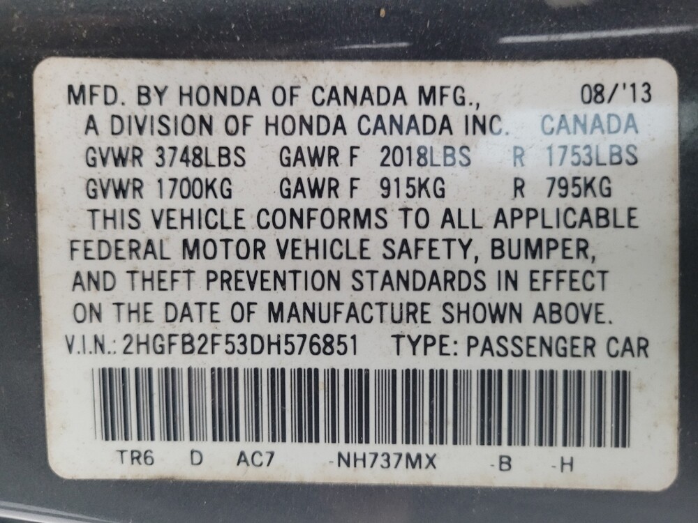 2013 Honda Civic in Memphis, TN 38115 - 18094119 33