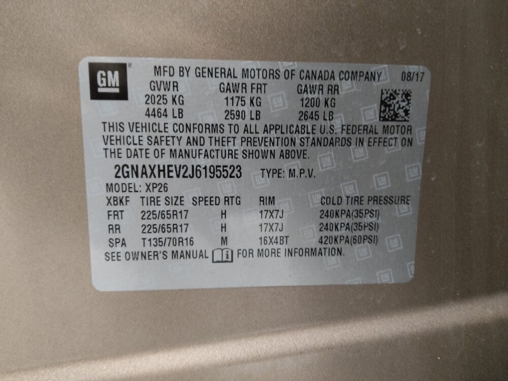 2018 Chevrolet Equinox in Denver, CO 80012 - 18094123 33