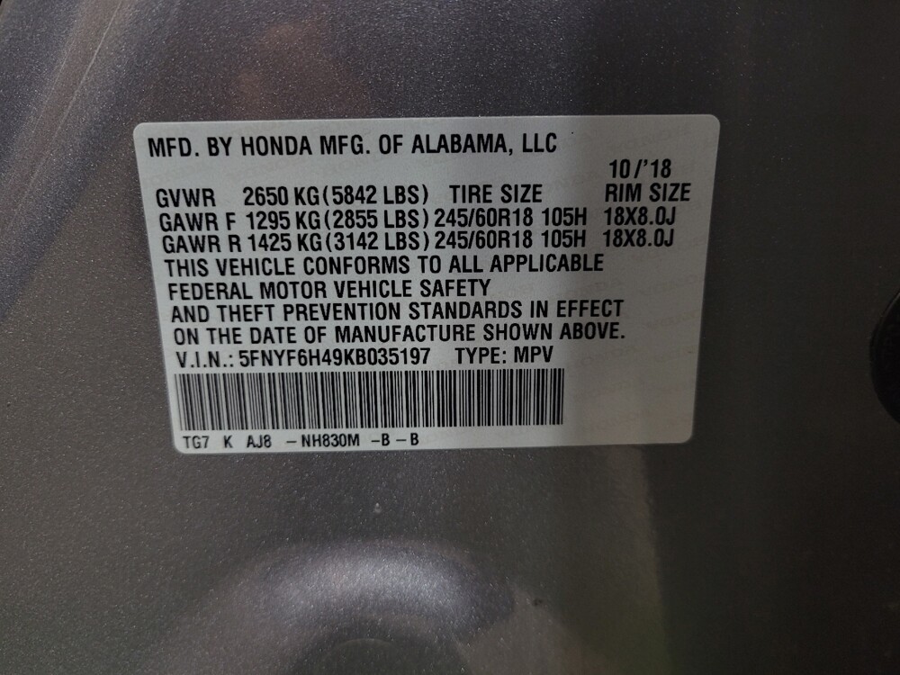 2019 Honda Pilot in Louisville, KY 40258 - 18094125 33