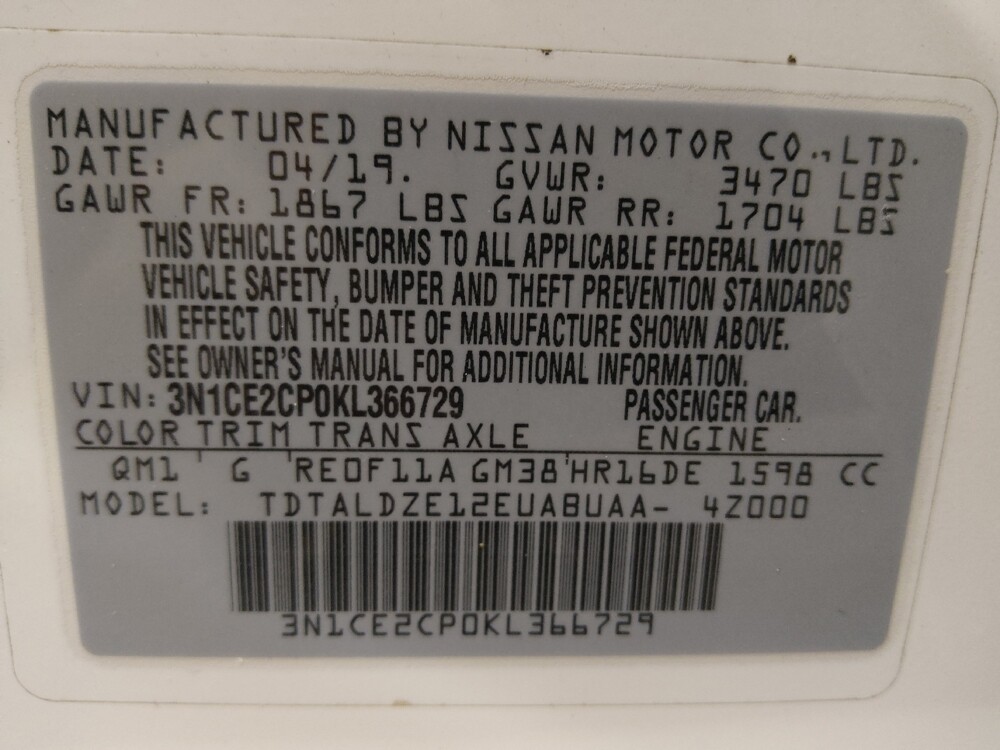 2019 Nissan Versa Note in Raleigh, NC 27604 - 18094134 33