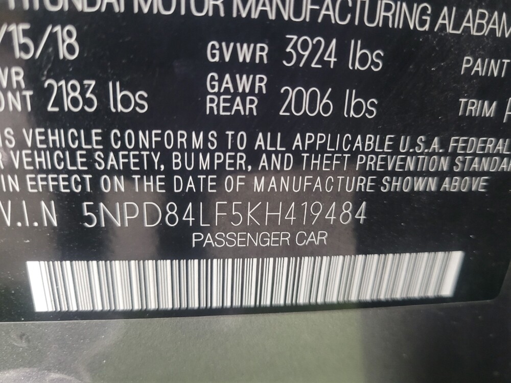 2019 Hyundai Elantra in Pelham, AL 35124 - 18094156 33