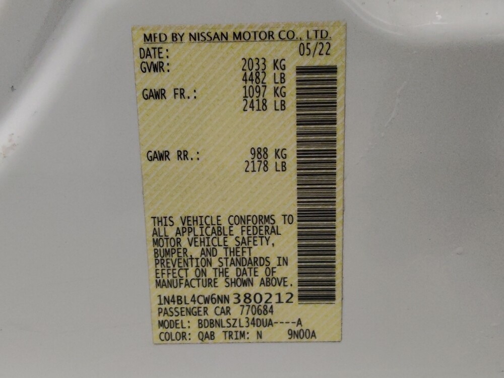 2022 Nissan Altima in Phoenix, AZ 85015 - 18094163 33