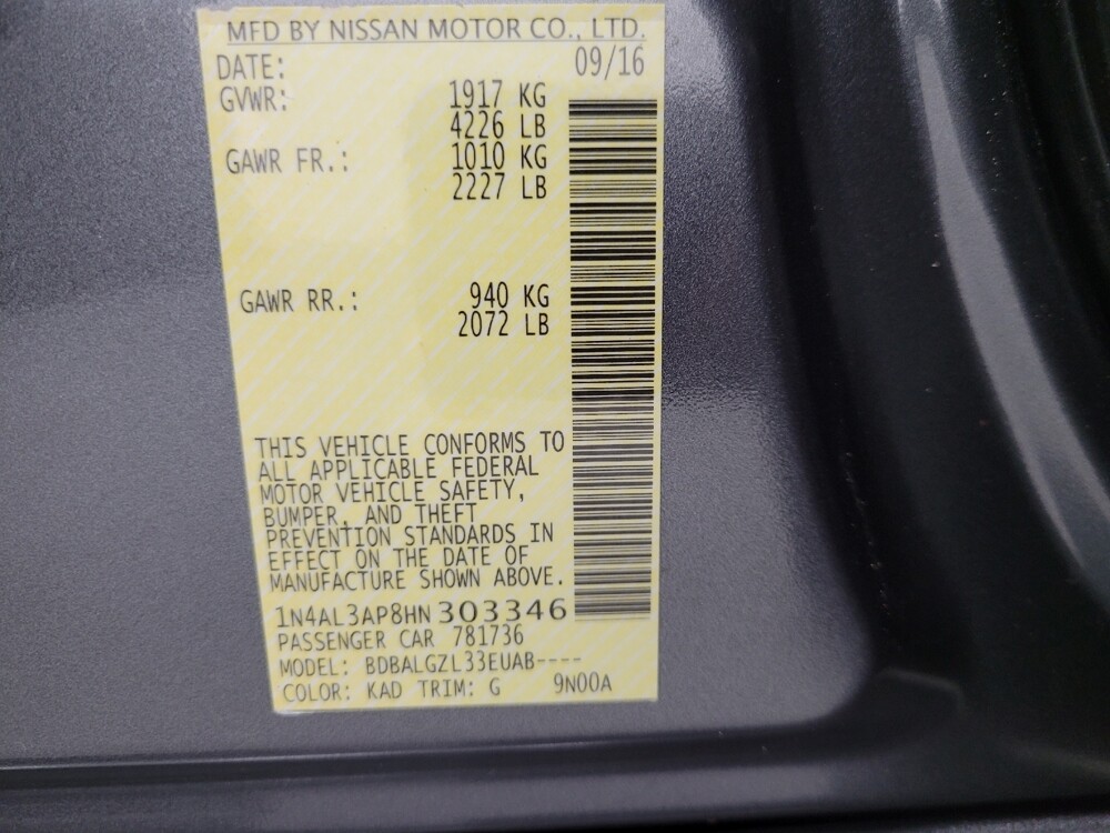 2017 Nissan Altima in Las Vegas, NV 89104 - 18094164 33