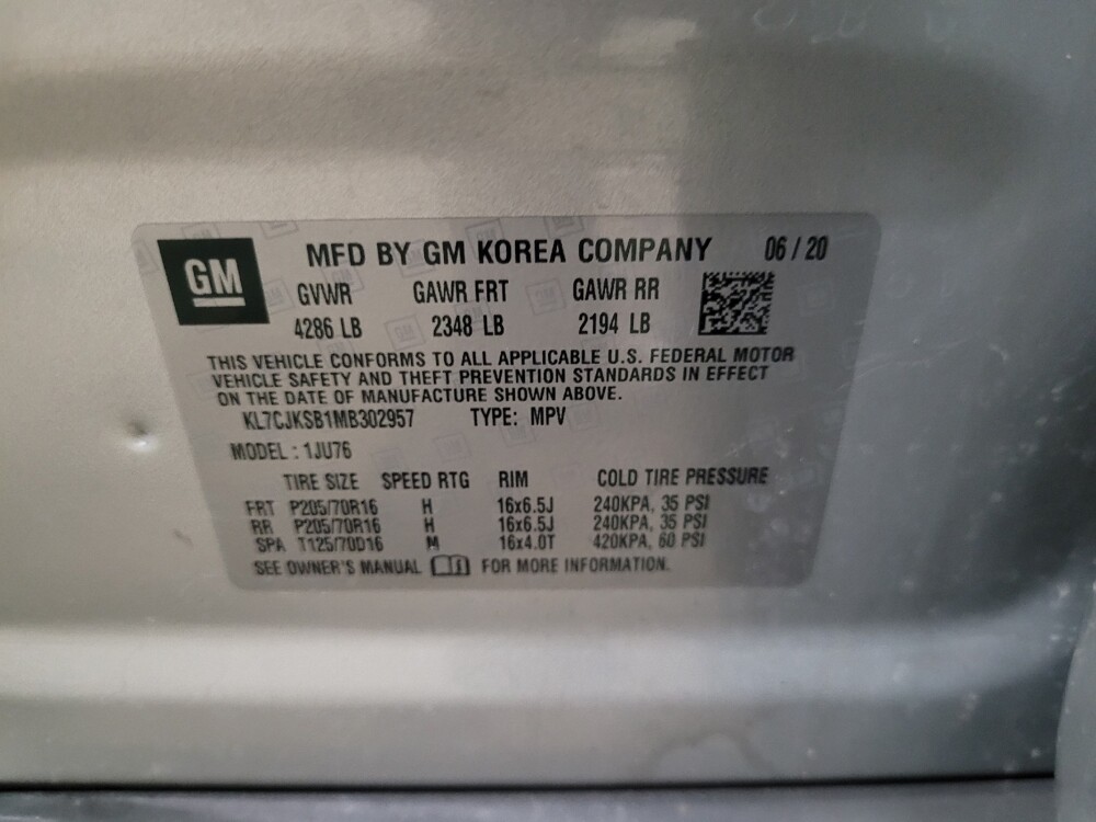 2021 Chevrolet Trax in Williamstown, NJ 8094 - 18094180 33