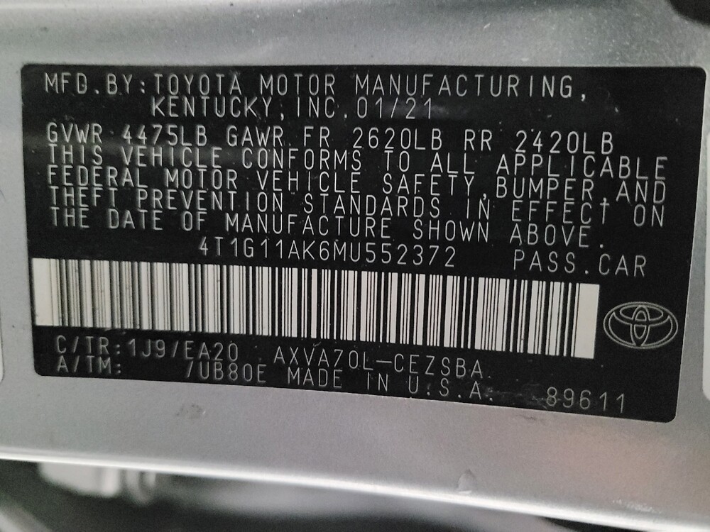 2021 Toyota Camry in Downey, CA 90241 - 18094191 33