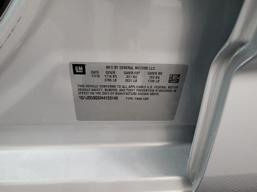 2017 Chevrolet Sonic in Plymouth Meeting, PA 19462 - 18094212 33