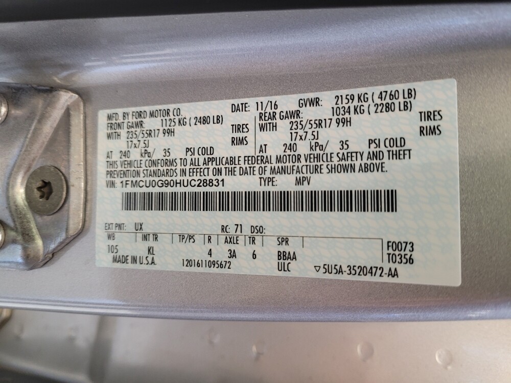 2017 Ford Escape in Torrance, CA 90504 - 18094228 33