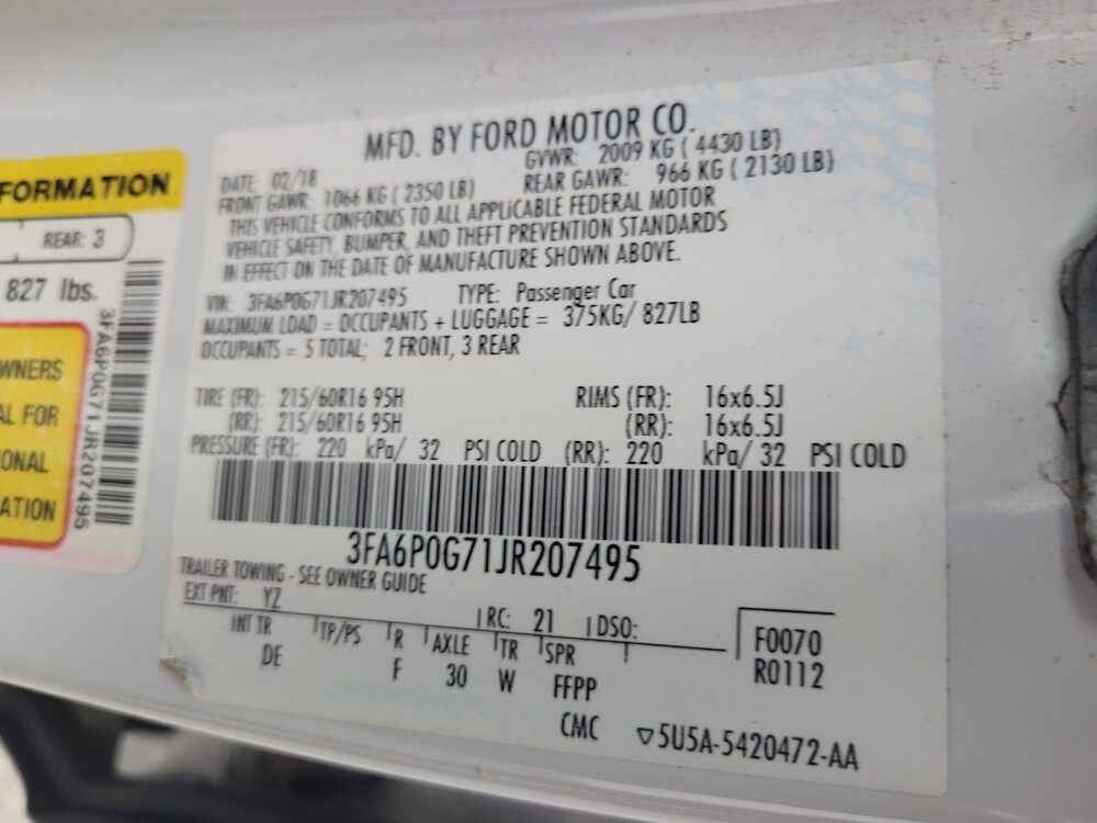 2018 Ford Fusion in Raleigh, NC 27604 - 18094254 33