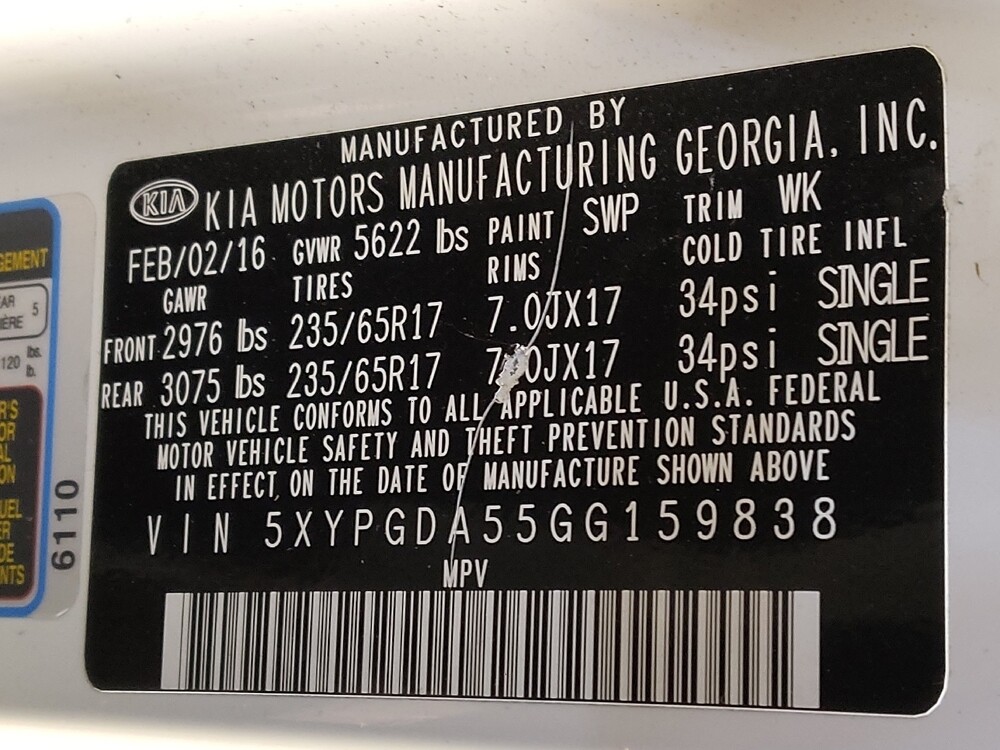 2016 Kia Sorento in Greenville, NC 27834 - 18094256 33