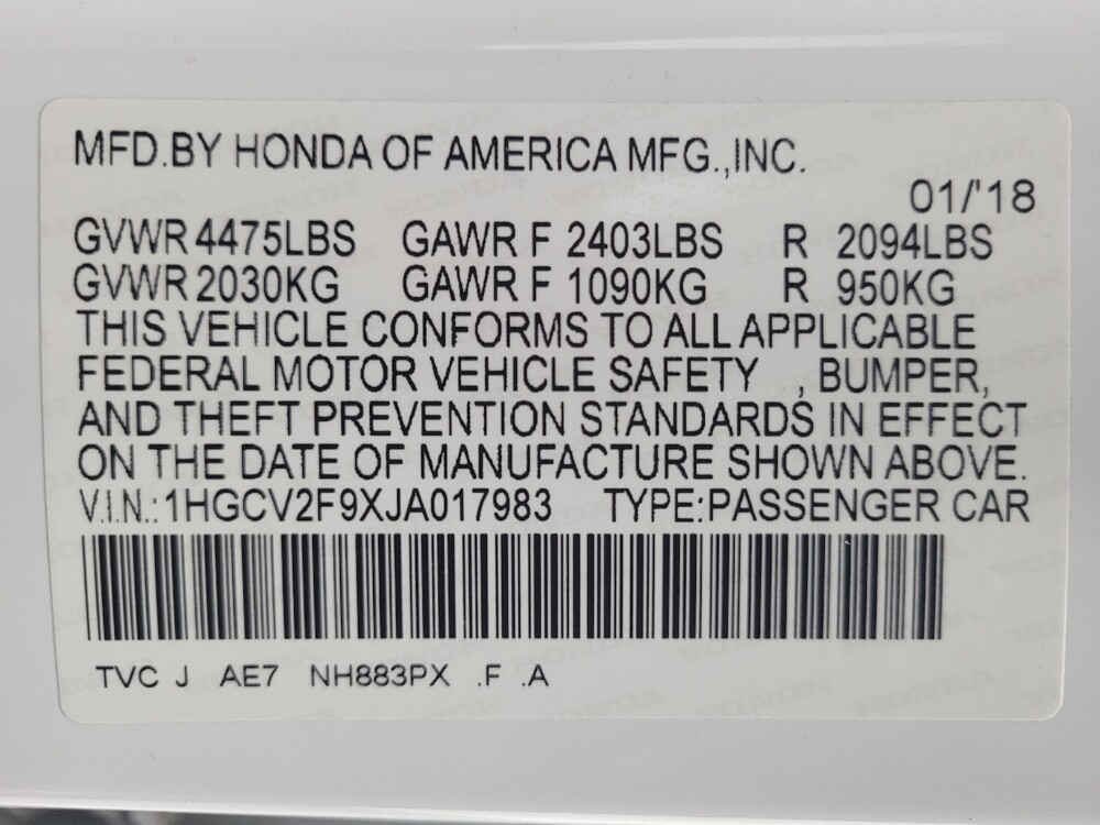 2018 Honda Accord in Memphis, TN 38128 - 18094281 33