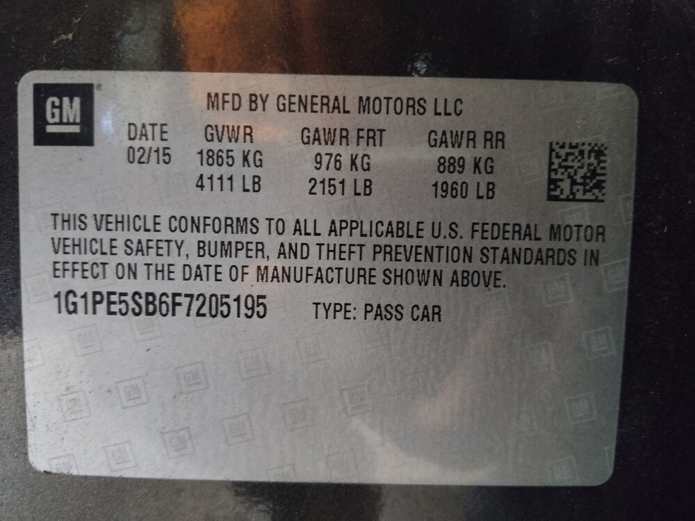 2015 Chevrolet Cruze in Kissimmee, FL 34744 - 18094285 33