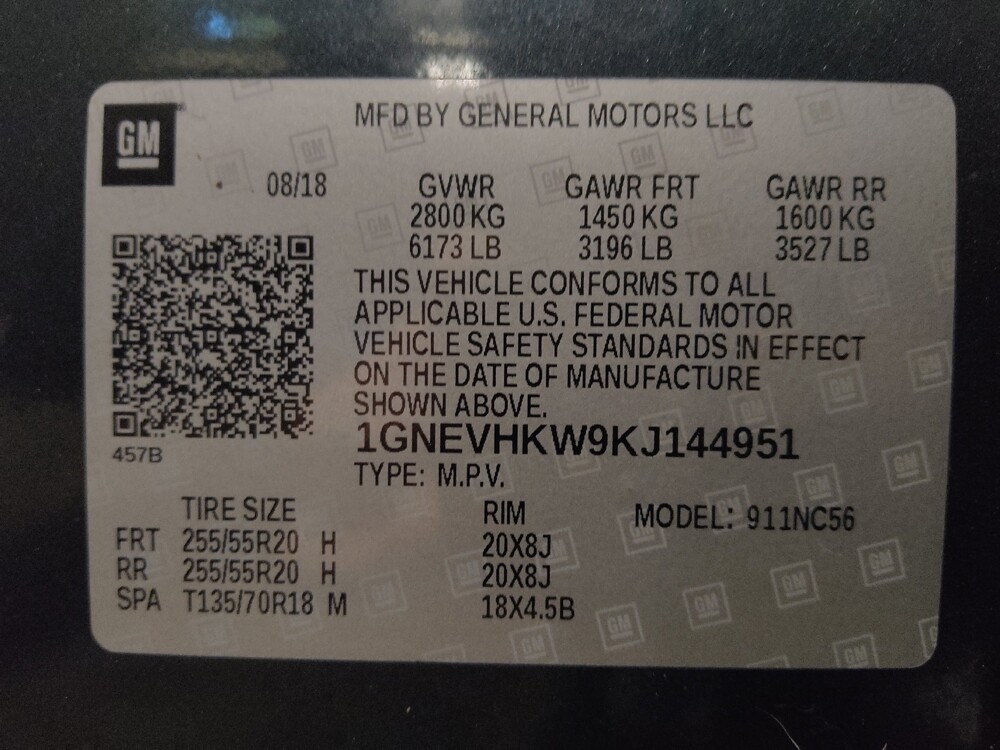 2019 Chevrolet Traverse in Kissimmee, FL 34744 - 18094286 33