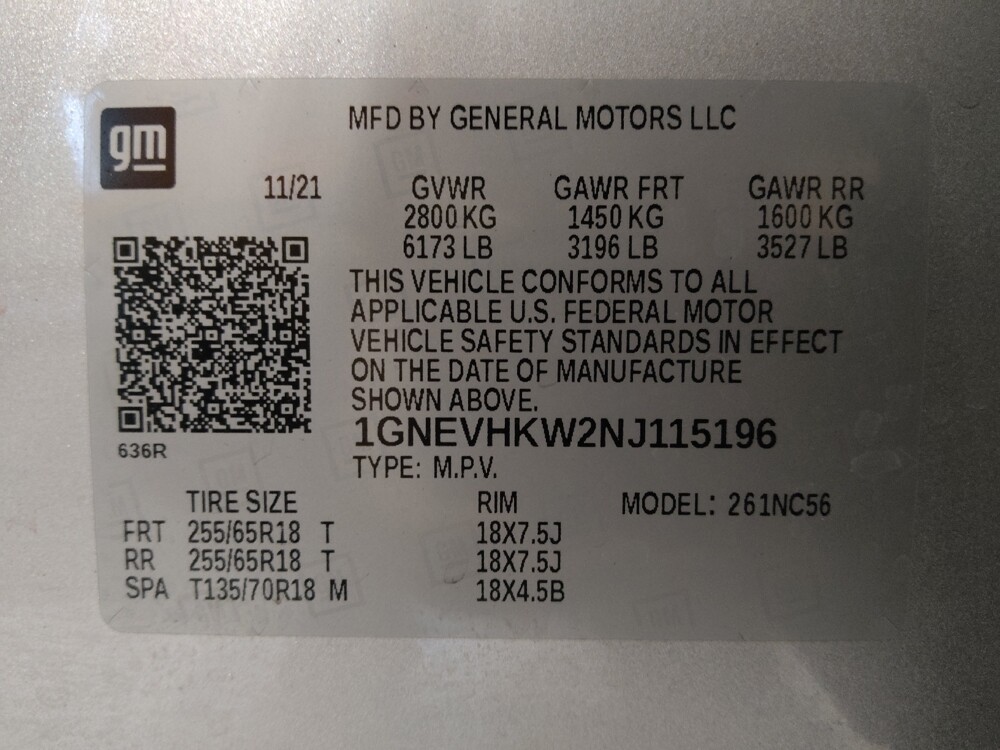 2022 Chevrolet Traverse in Charleston, SC 29414 - 18094287 33