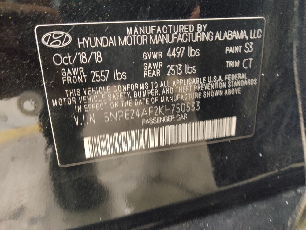 2019 Hyundai Sonata in Pelham, AL 35124 - 18094334 33