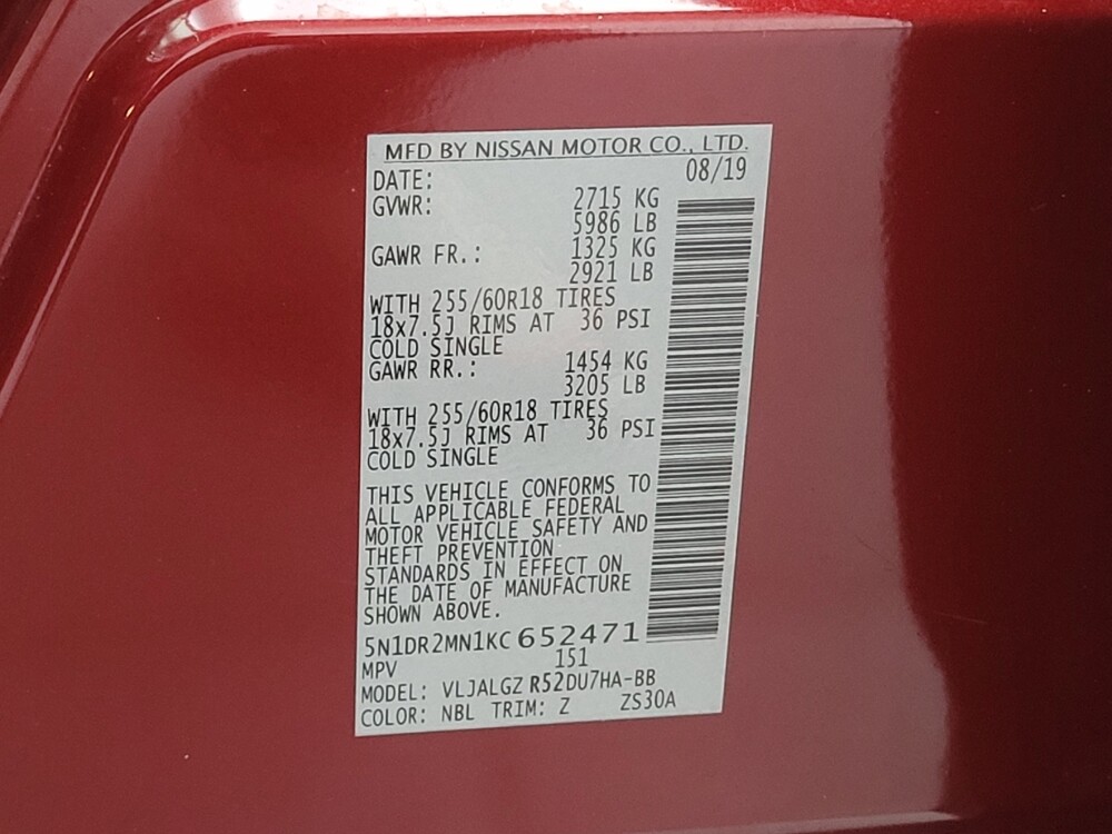 2019 Nissan Pathfinder in Huntsville, AL 35816 - 18094345 33