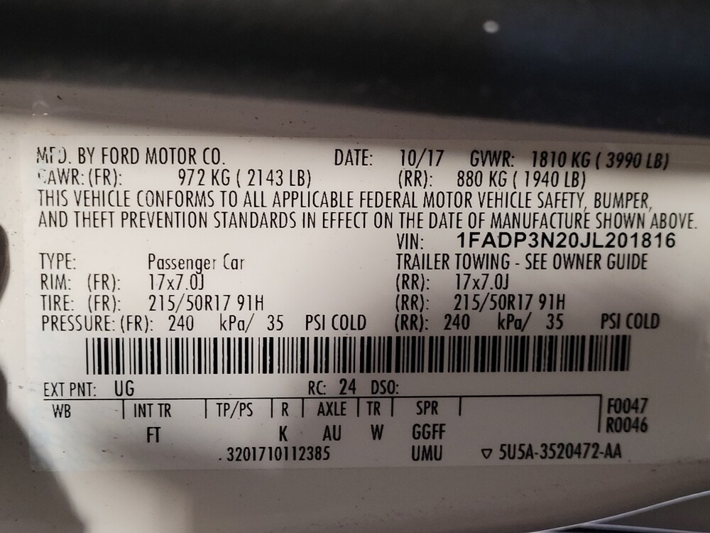 2018 Ford Focus in Gainesville, FL 32609 - 18094350 33