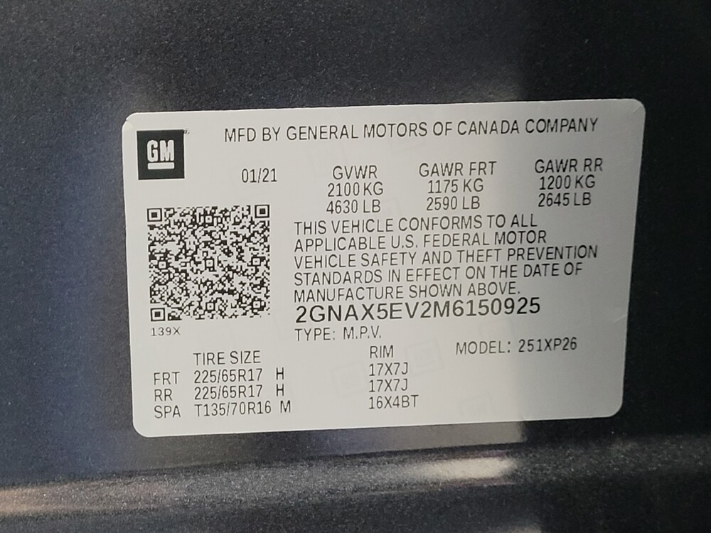 2021 Chevrolet Equinox in Albuquerque, NM 87123 - 18094357 33