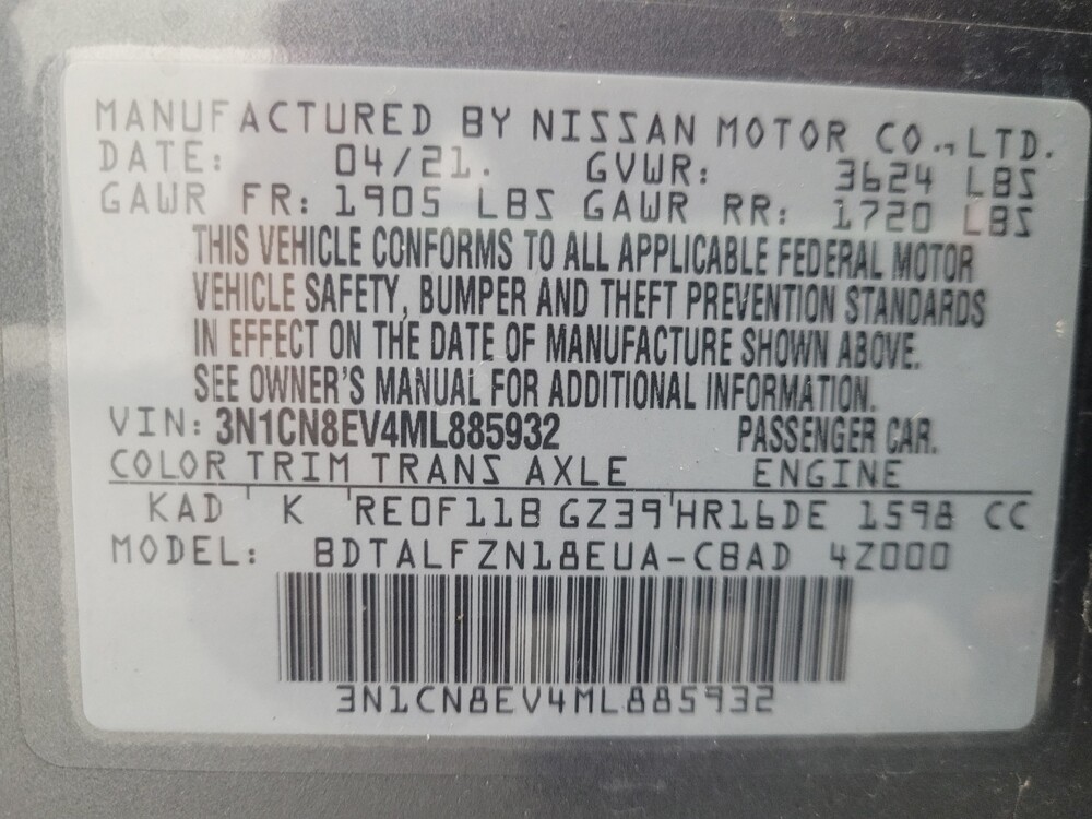 2021 Nissan Versa in Baton Rouge, LA 70816 - 18094361 33
