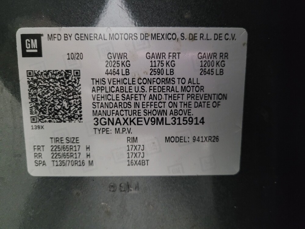 2021 Chevrolet Equinox in Owings Mills, MD 21117 - 18094376 33