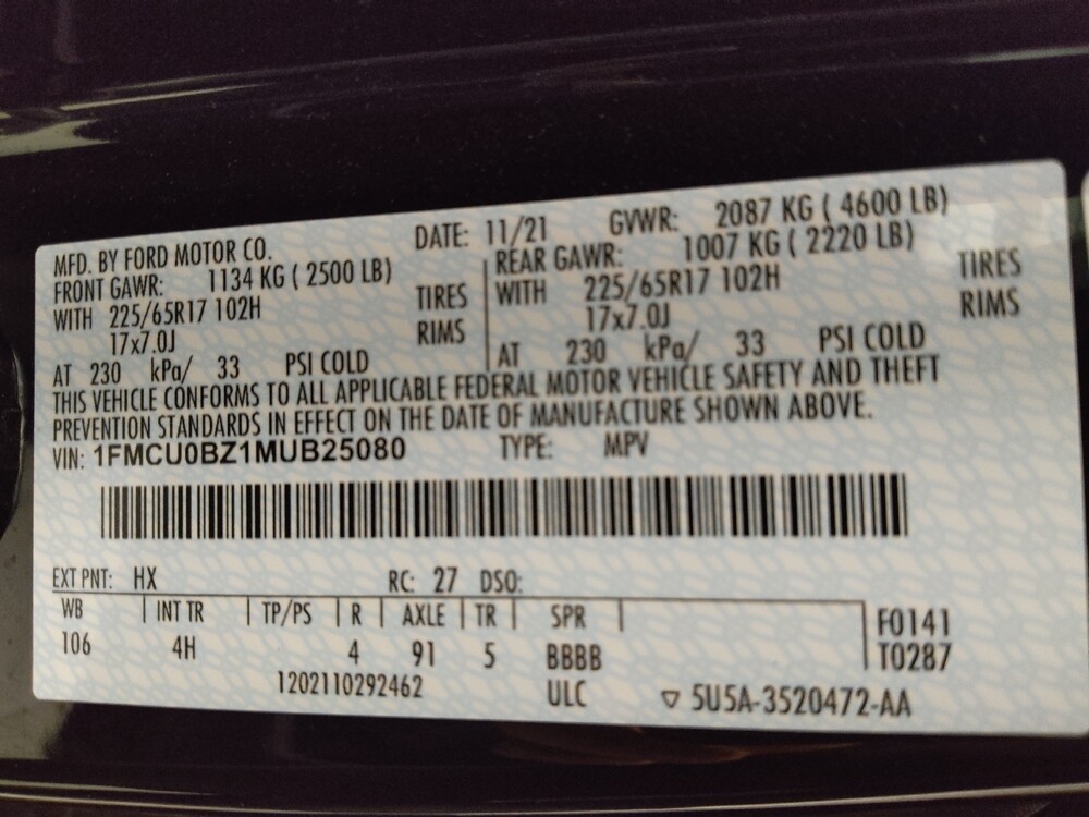 2021 Ford Escape in Lombard, IL 60148 - 18094393 33