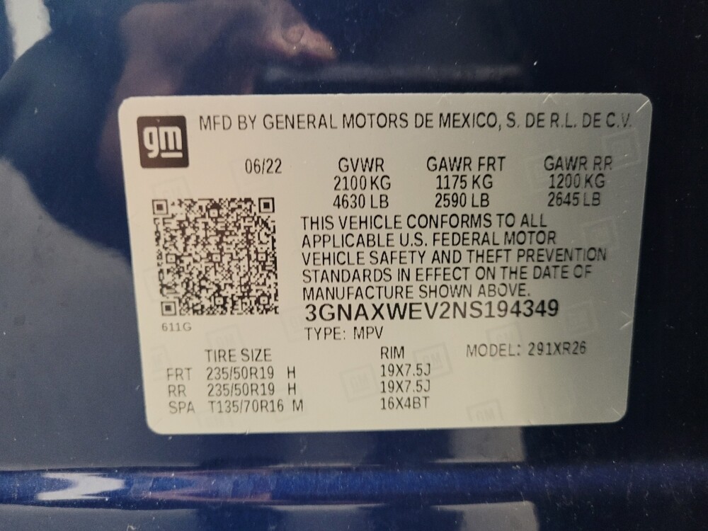 2022 Chevrolet Equinox in Eastpointe, MI 48021 - 18094397 33