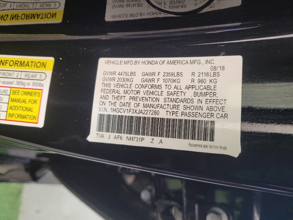 2018 Honda Accord in Cincinnati, OH 45255 - 18094431 33