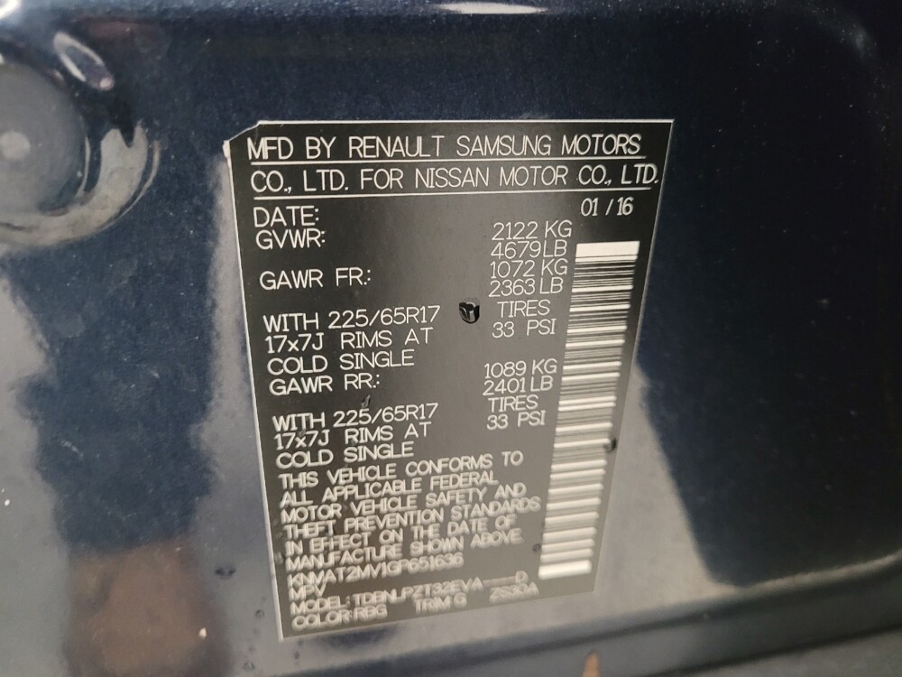 2016 Nissan Rogue in Eastpointe, MI 48021 - 18094457 33