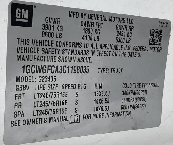 2012 Chevrolet Express 2500 in Blauvelt, NY 10913 - 18094497 28