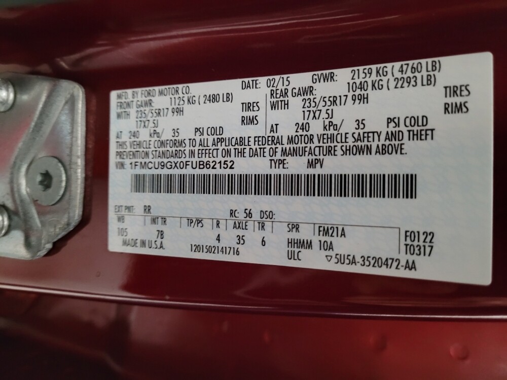 2015 Ford Escape in Downey, CA 90241 - 18094509 33