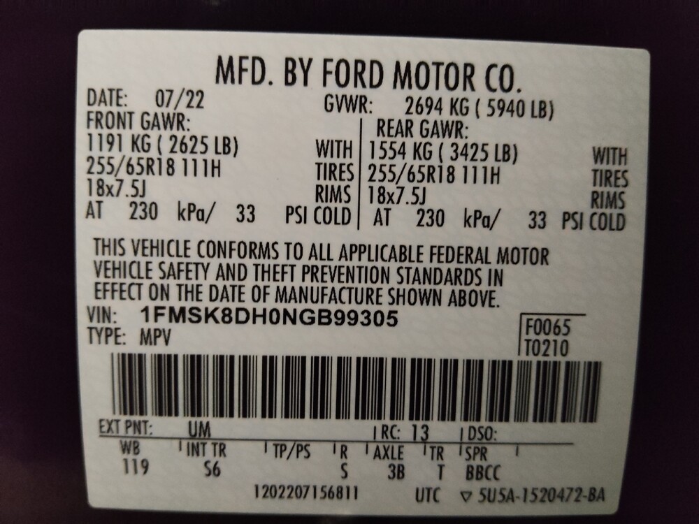 2022 Ford Explorer in Macon, GA 31210 - 18094510 33